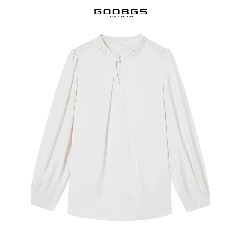 【谷邦L+】谷邦GOOBGS 新中式盘扣长袖衬衫 G4311451-6