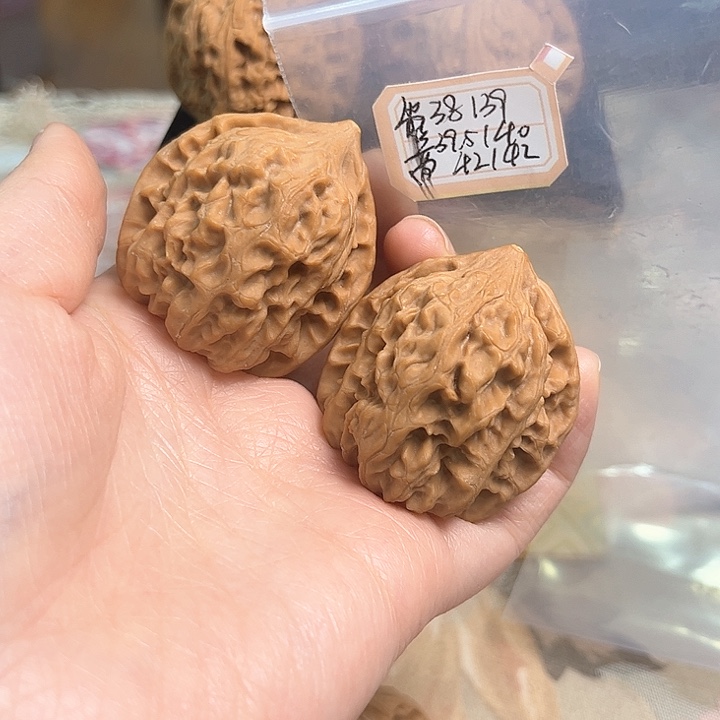 文玩核桃把件鸡心有修