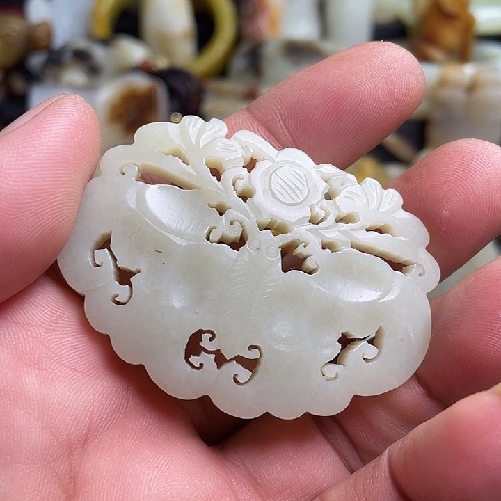 吊坠(不含链)未镶嵌和田玉