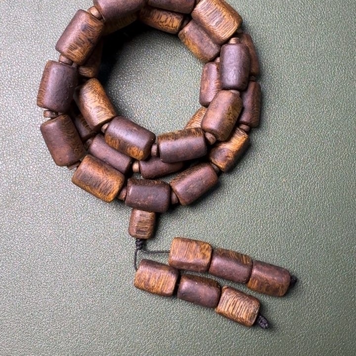 沉香手串海南白棋板头香老料44克