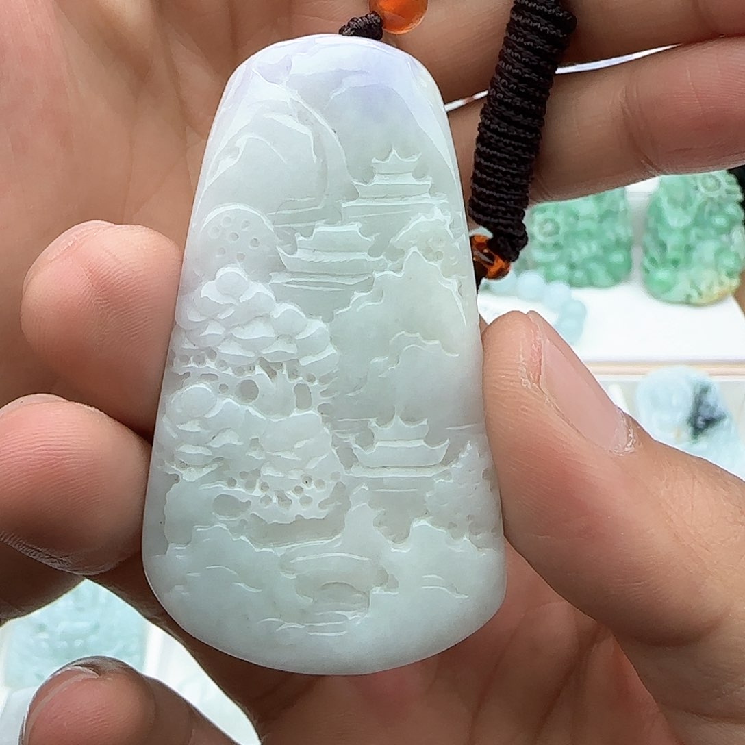 翡翠颈饰未镶嵌翡翠