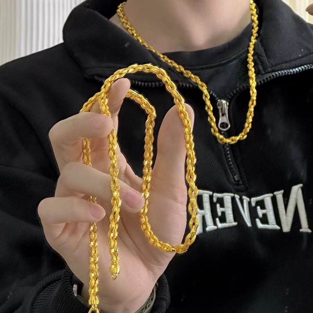链子足银 骑士项链经典热销款
