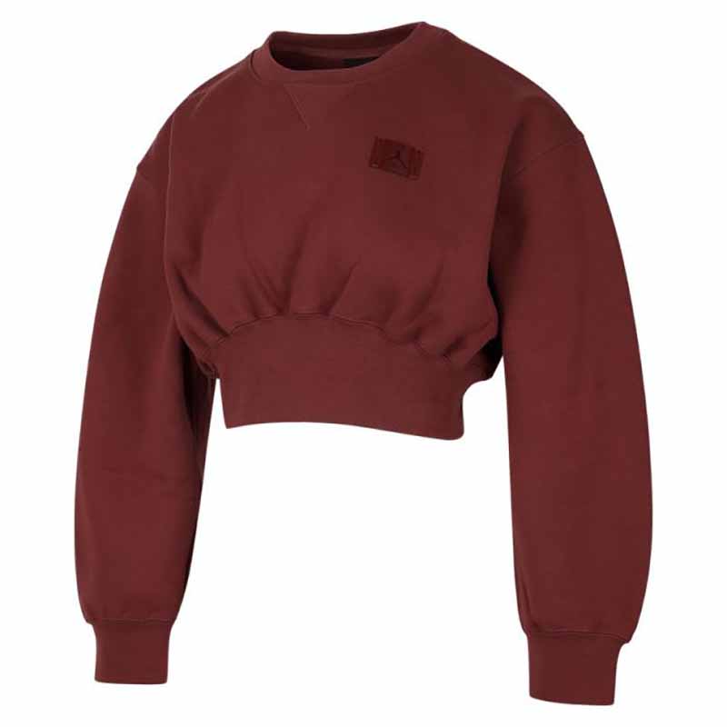 NIKE耐克女子AS W J FLT FLC NOV TOP 24针织无帽卫衣FV7153-231