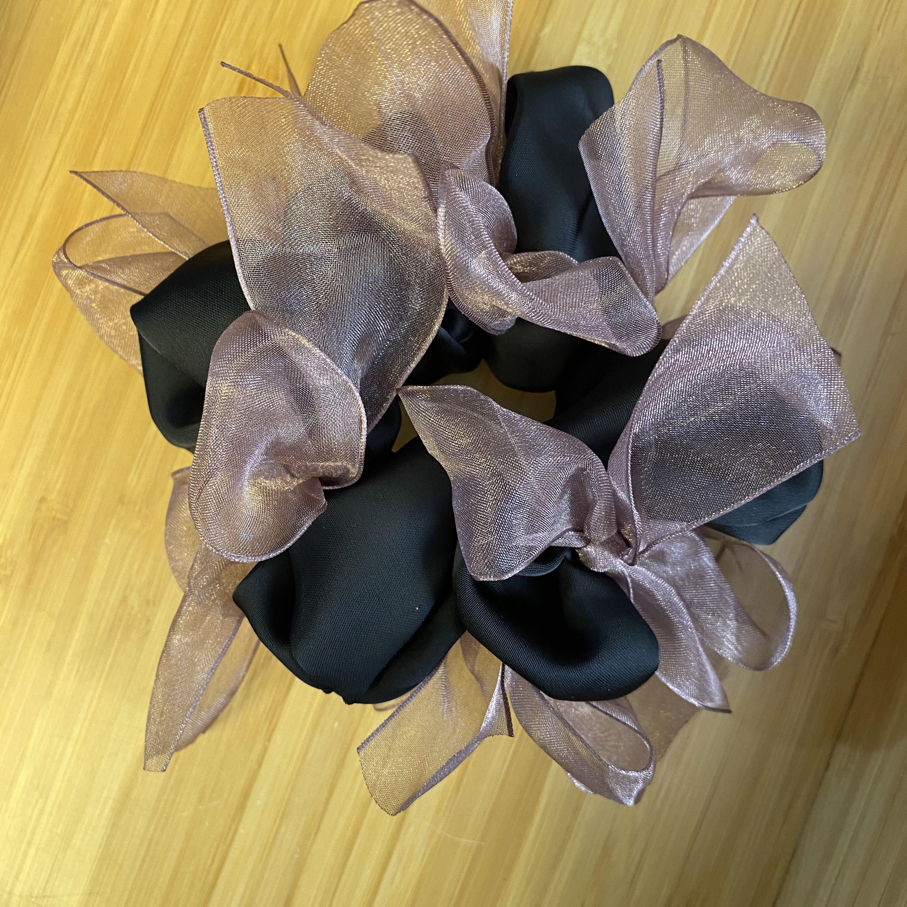 Linen设计-6个蝴蝶结升级版够蓬更仙大肠发圈