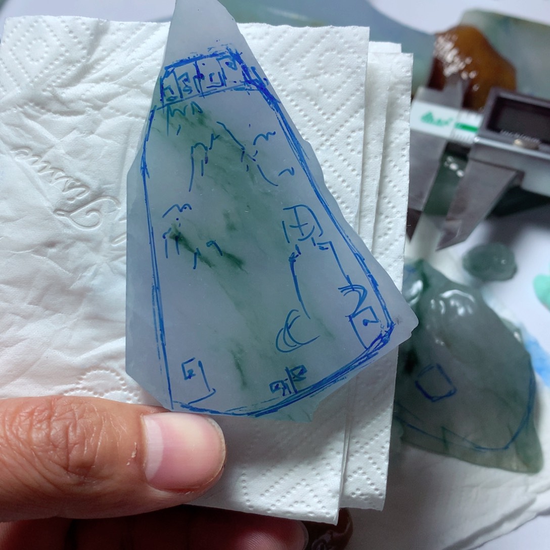 定制翡翠未镶嵌包工