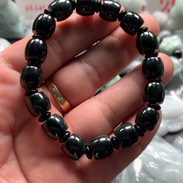 翡翠未镶嵌颈饰保真天然a货翡翠