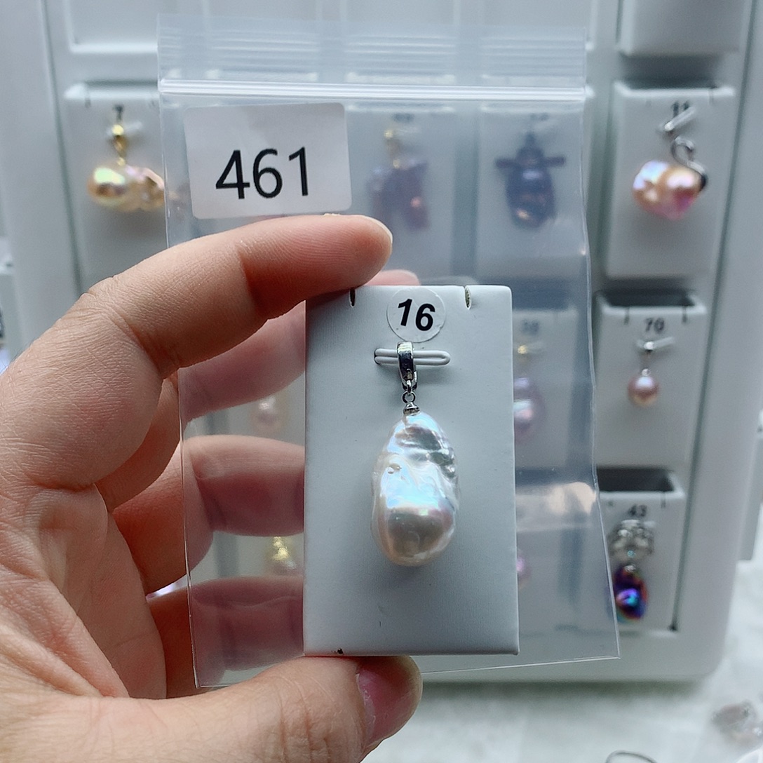 淡水珍珠吊坠(不含链)合金