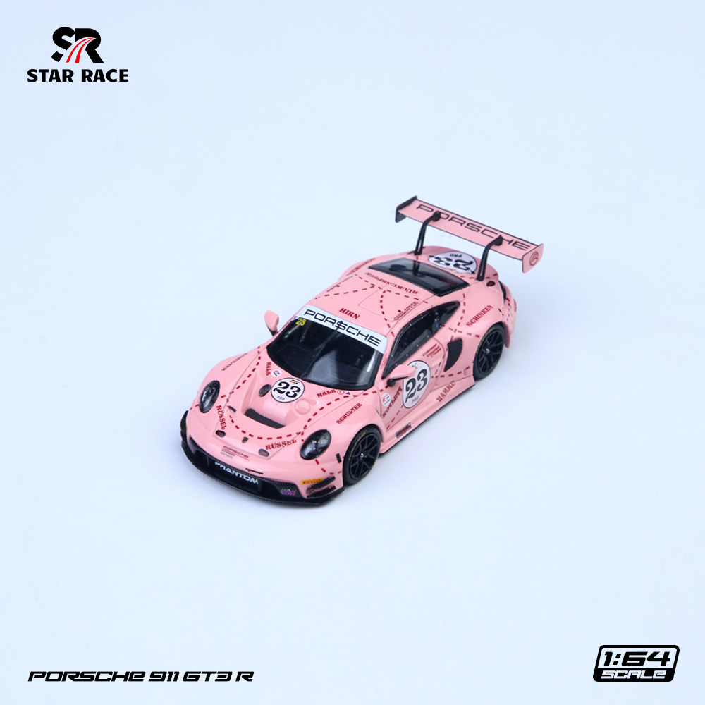[顺丰包邮]SR1:64 保时捷911GT3R - 粉猪合金车模收藏摆件