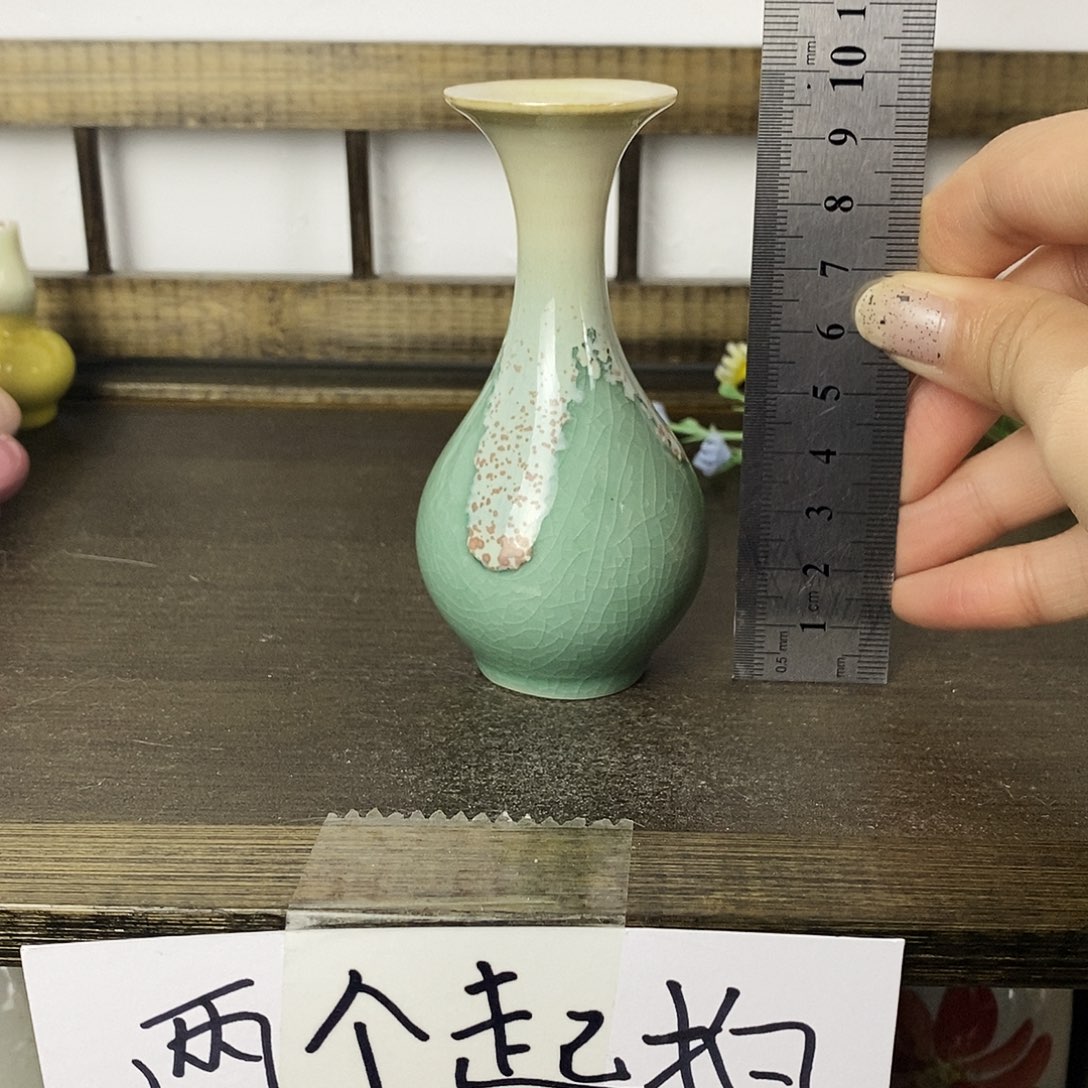 摆件景德镇高温陶瓷小花瓶