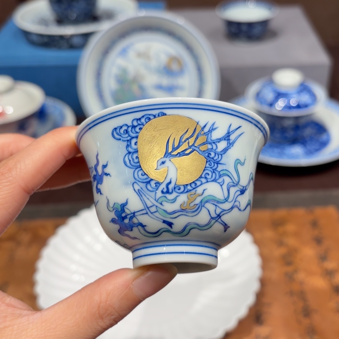 瓷片景德镇纯手工手绘