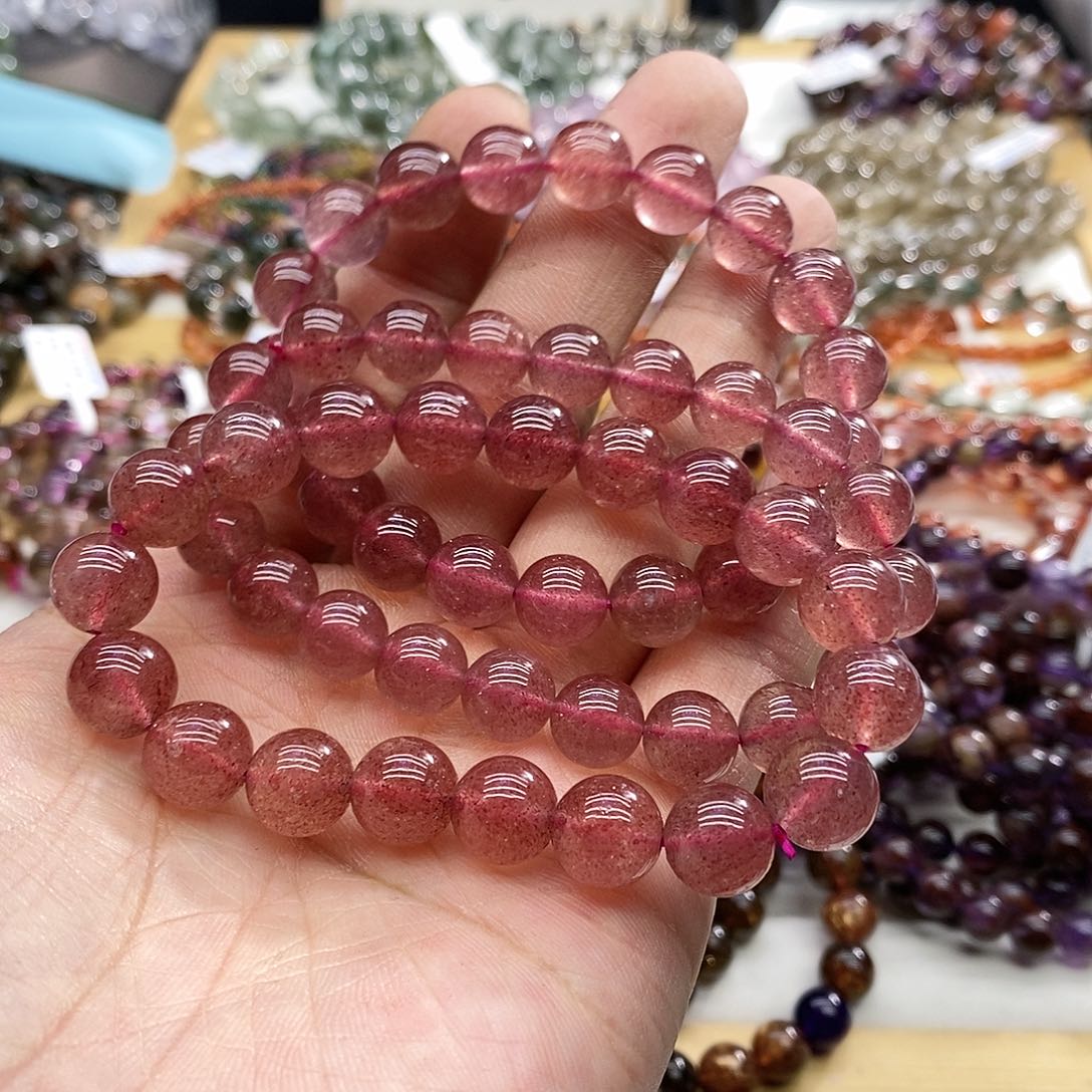 石英质玉手链未镶嵌多样性发货发一条