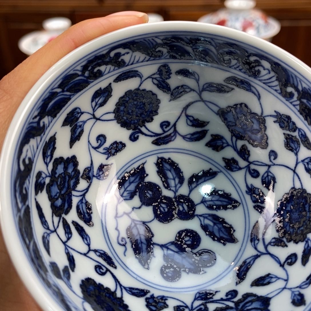 手绘现代茶具非古董