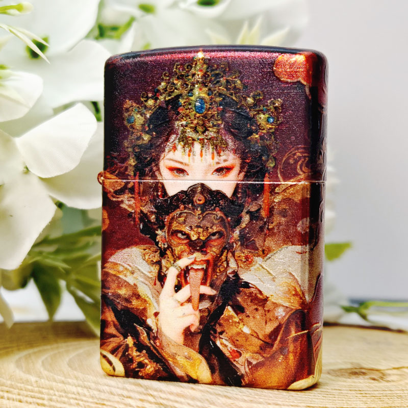 ZIPPO打火机正版五面环绕彩印扎基拉姆 女财神男士送礼防风DYJ1