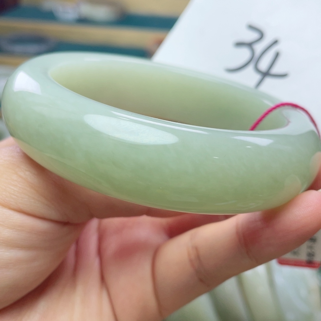 未镶嵌手镯和田玉圈口65
