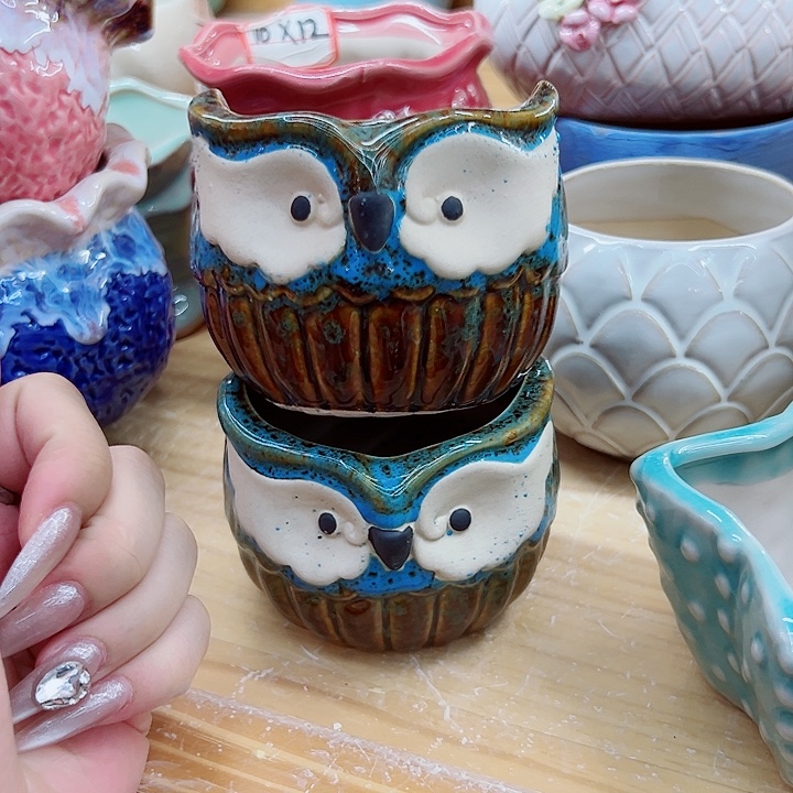 有孔，满10元发货多肉陶瓷花盆