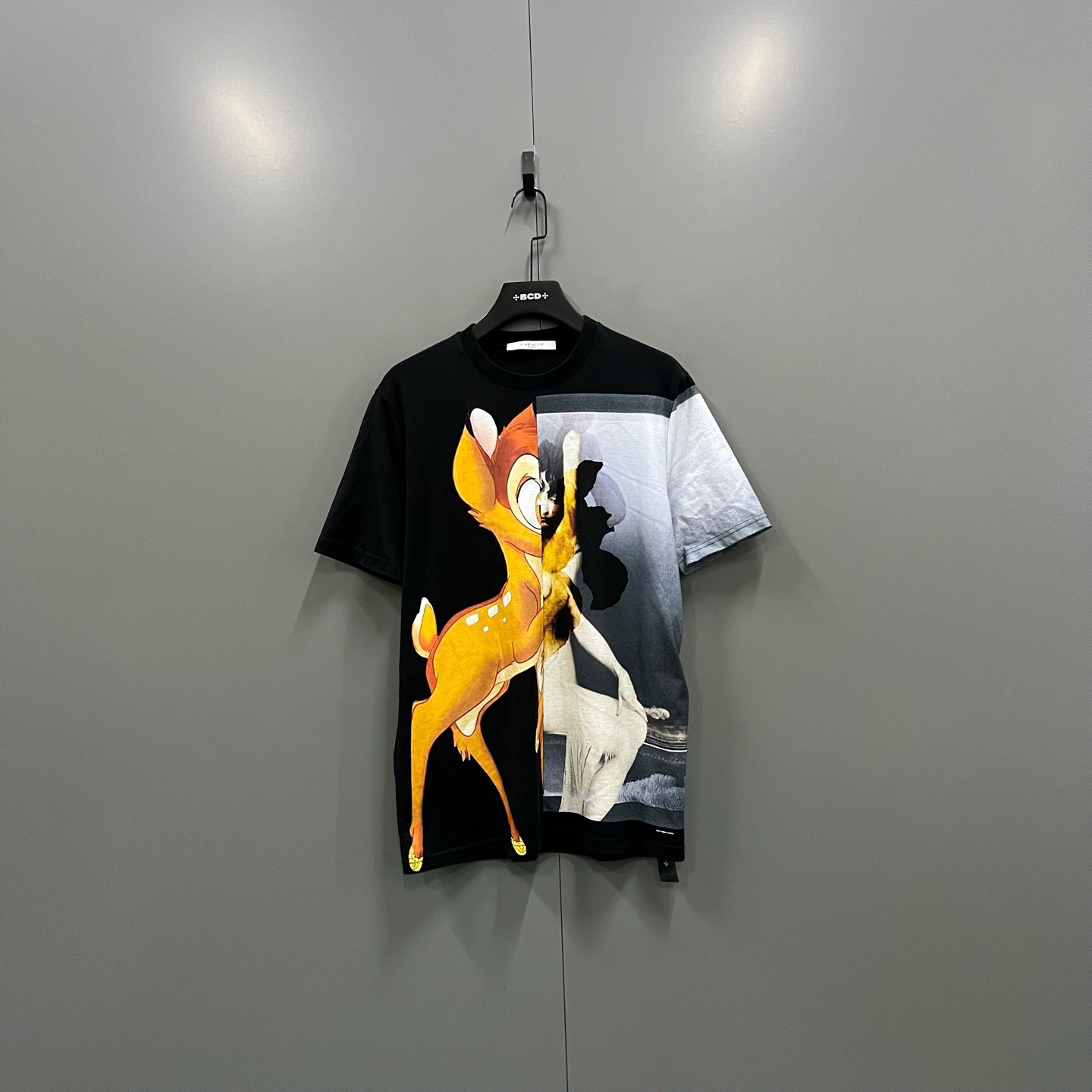 95新 Givenchy/纪梵希 (ll) 小鹿拼接短袖 XS码206943