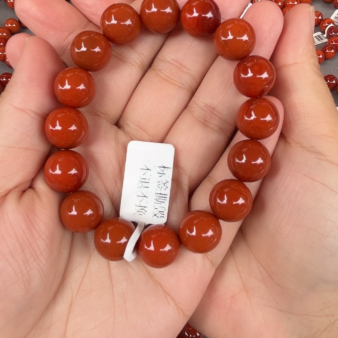 手链合金南红玛瑙林*福利手串12+d h