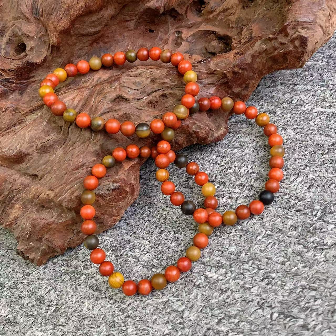 【鼎利源】南红包浆哑光手串6mm（多样式发其一）