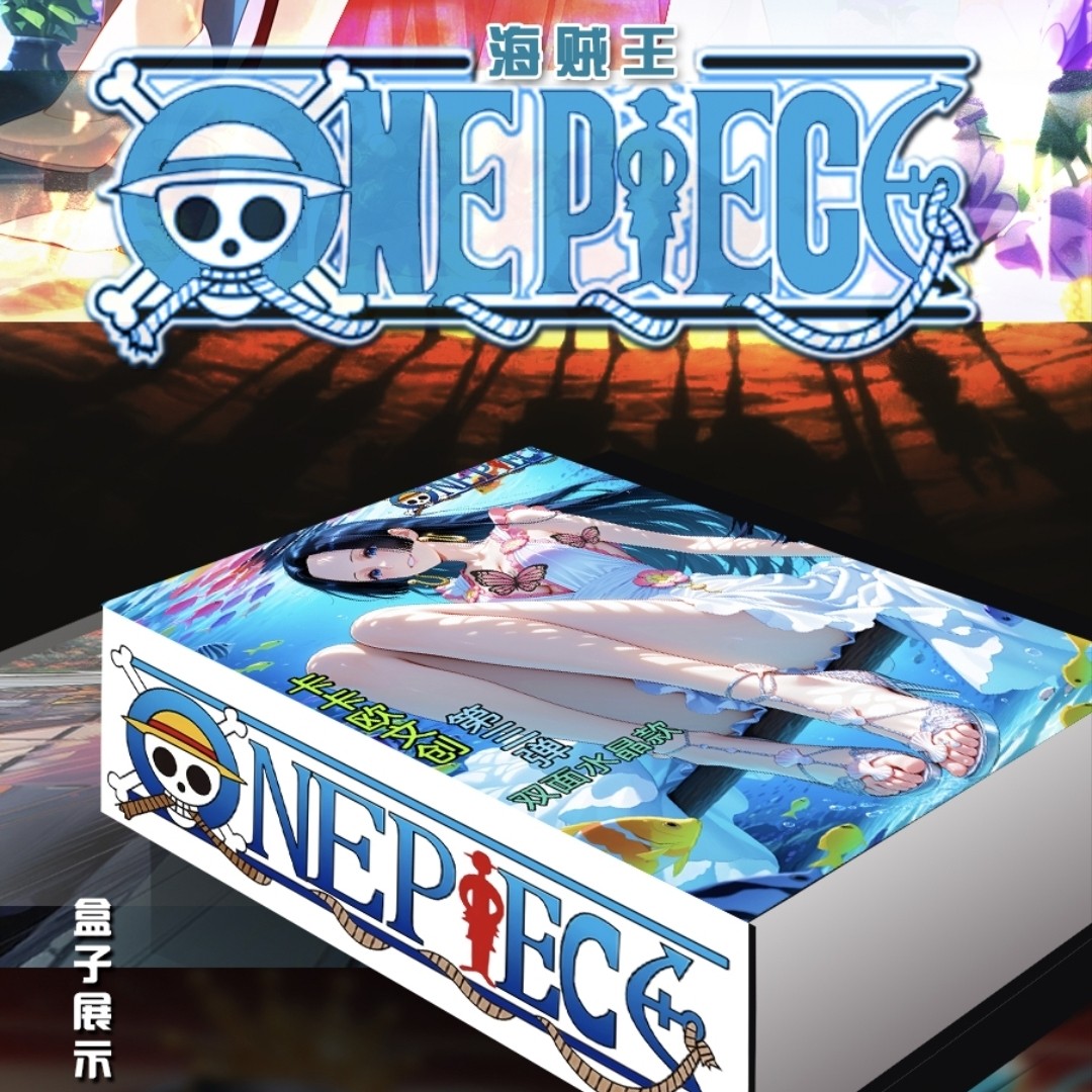 (新人首单2开3 )海贼王收藏水晶砖摆件  AB双面款 (盲盒代拆)