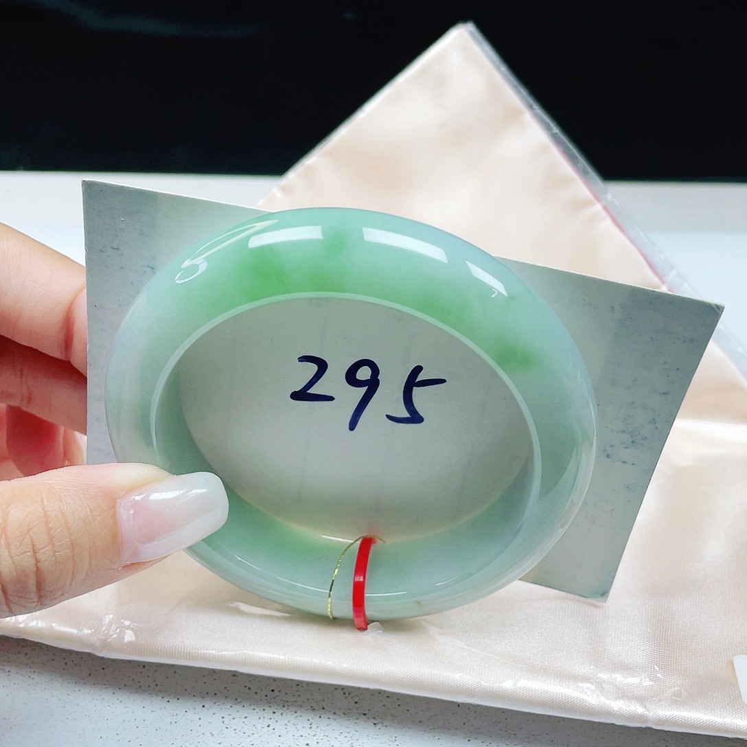 翡翠未镶嵌手镯 正圈54+