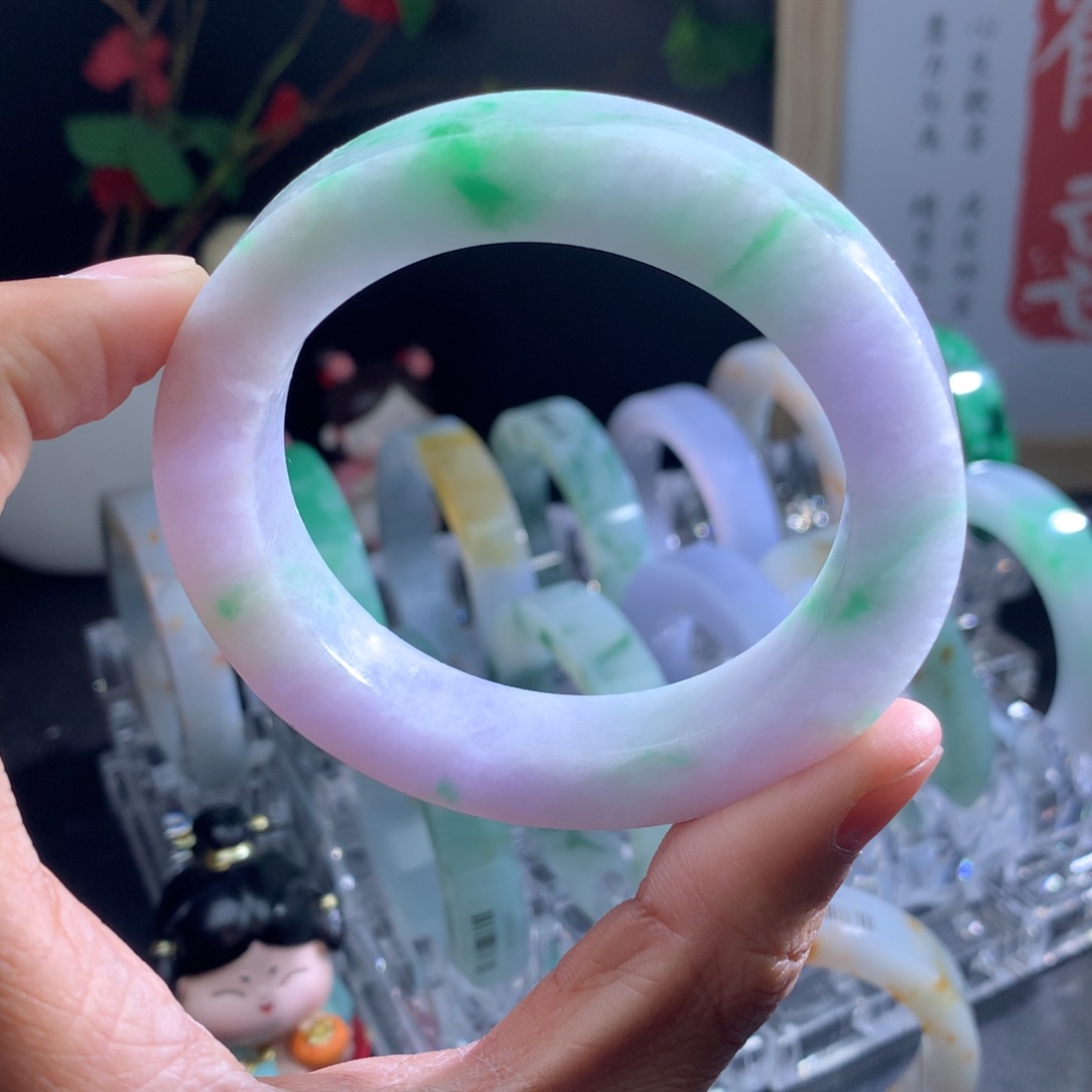 定制翡翠手镯未镶嵌别****t