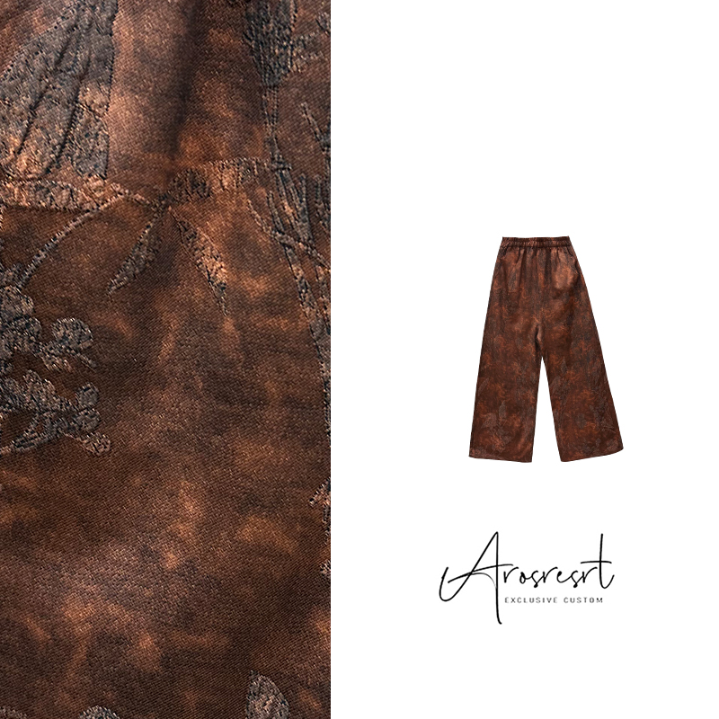 【鎏金老钱】2025秋冬新款国潮新中式国风休闲百搭复古裤子