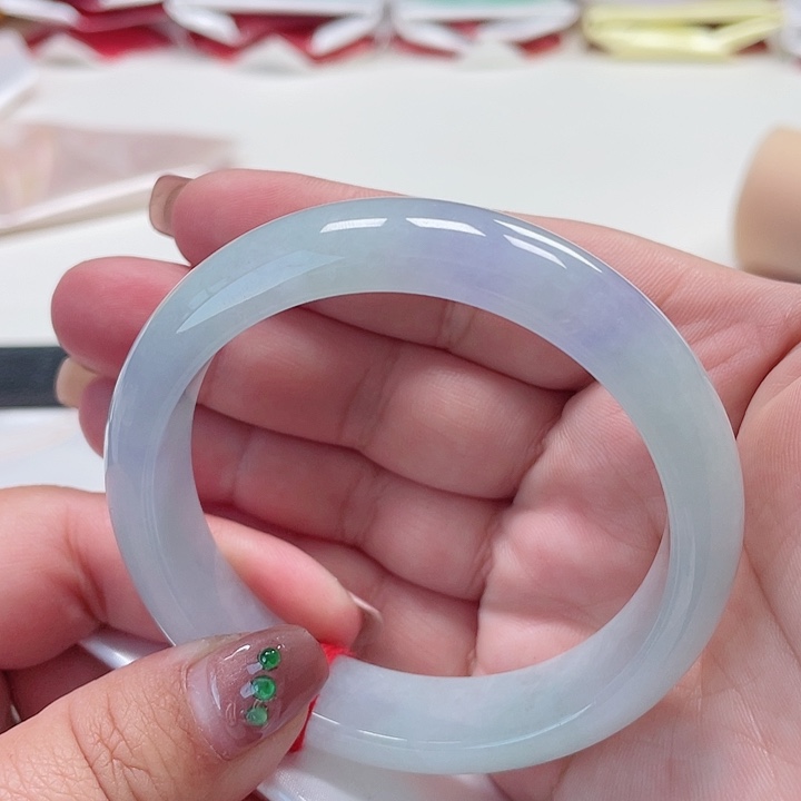 翡翠手镯未镶嵌缅甸翡翠手镯59圈