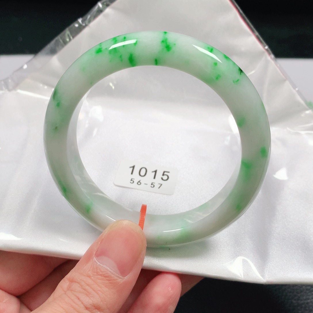 翡翠手镯未镶嵌编号1015