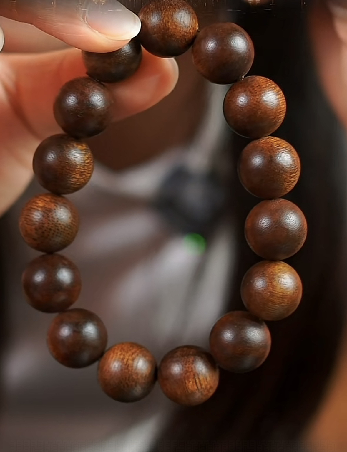 沉香蚁王 芽庄帝王紫奇楠手串1.4