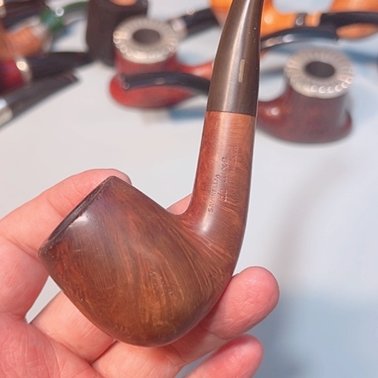 连****号意大利石楠木手工烟斗一款