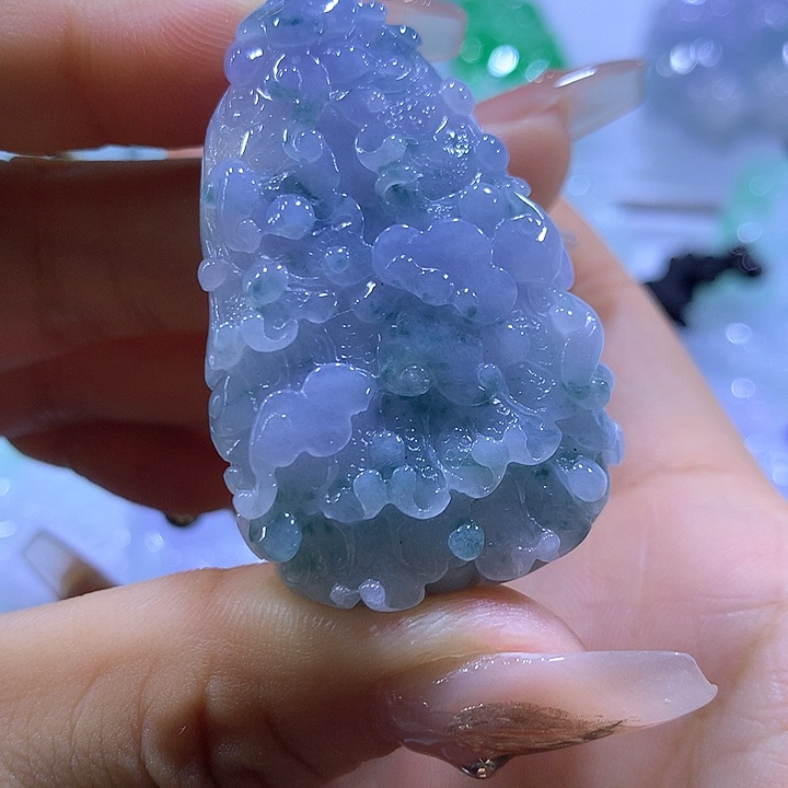 颈饰未镶嵌翡翠天然翡翠A货吊坠