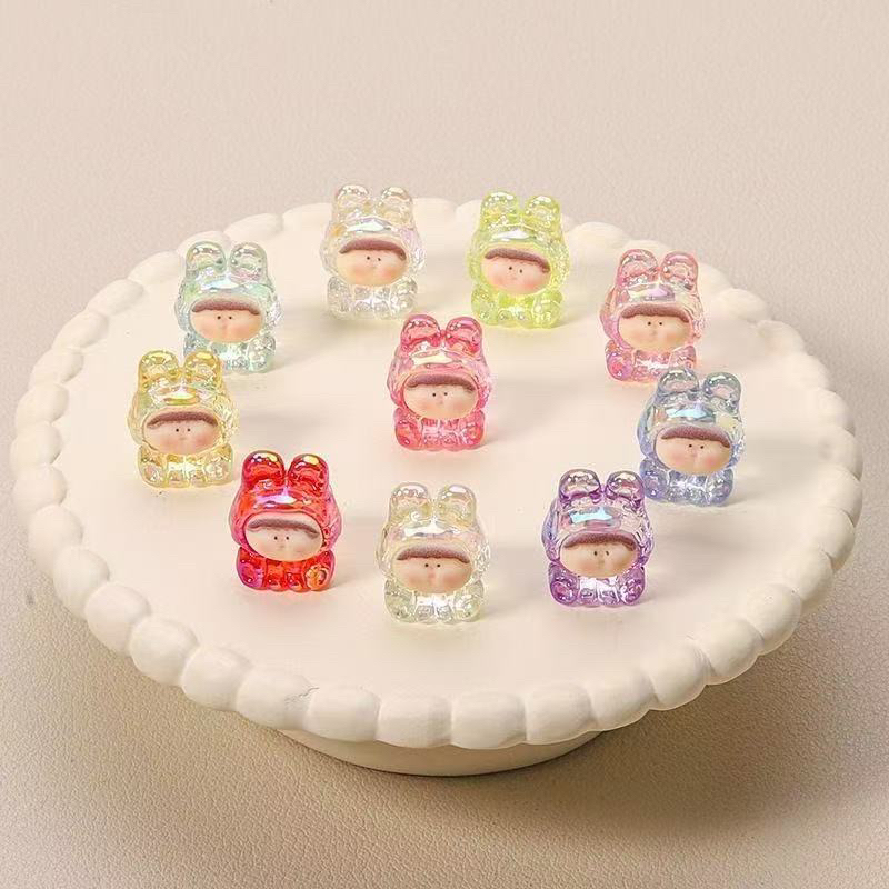 【九宫格 对对碰】可爱电镀夜光莉莉丝小小孙diy摆件 默认微瑕