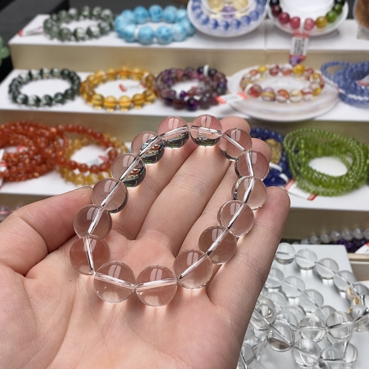 【闪购商品】水晶手链未镶嵌许**-天然白水