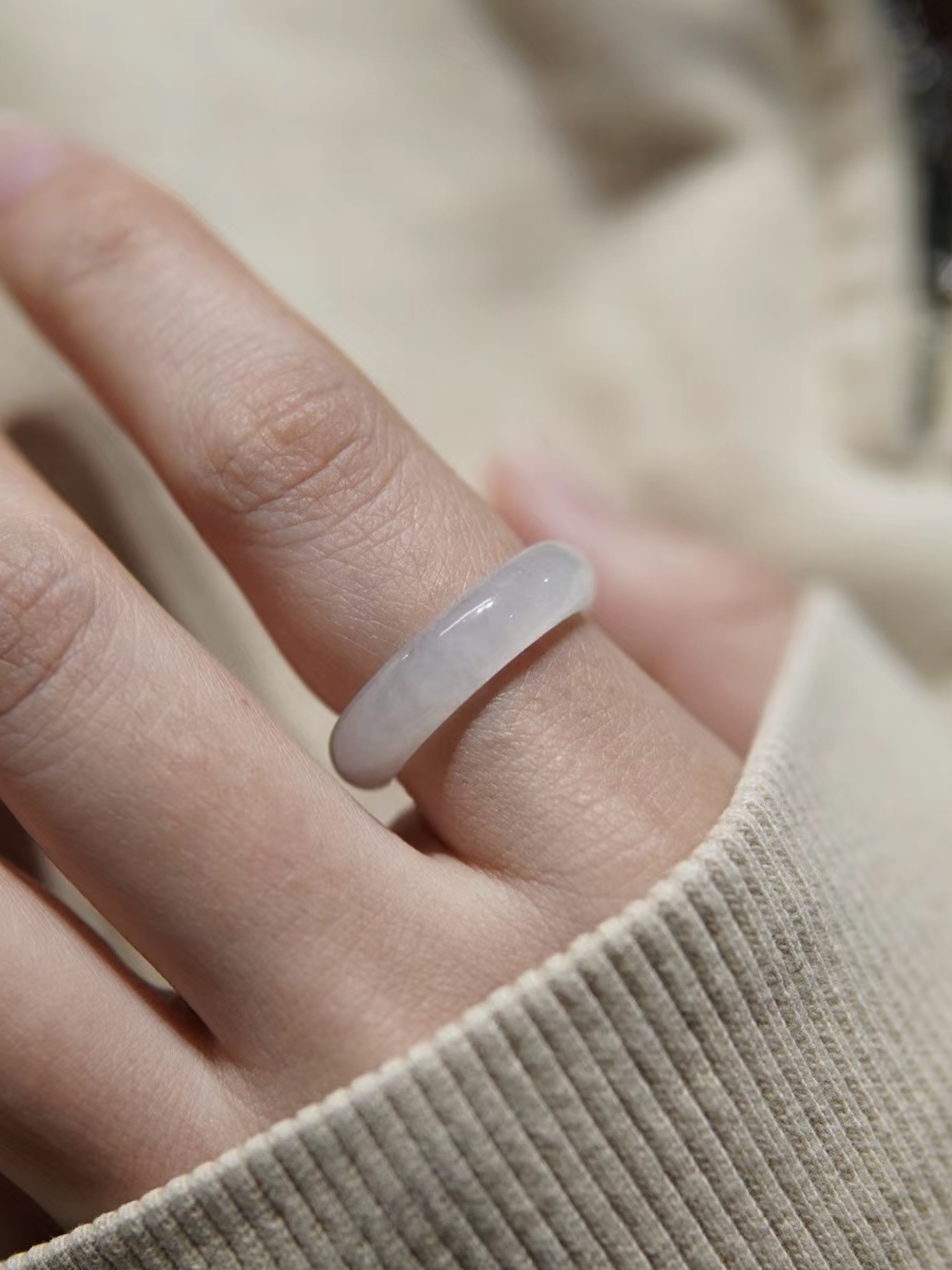 天然缅甸翡翠精美戒圈（多样性发货）