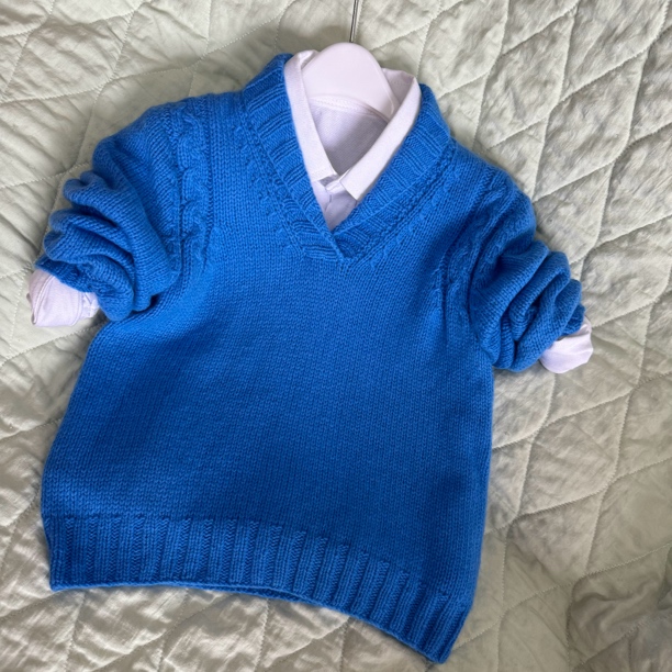 青果领全羊毛开衫材料包，非成品。100%美丽诺全羊毛抗起球不掉毛。