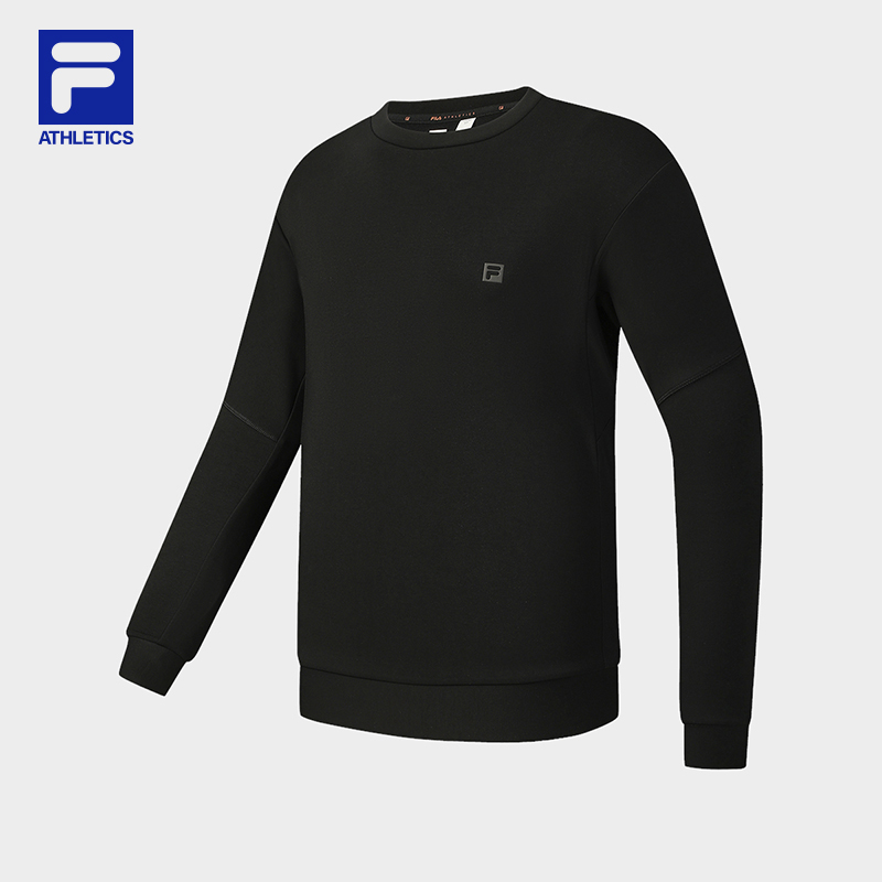 Fila/斐乐冬季圆领长袖厚款套头常规款卫衣秋冬休闲A11M541205F