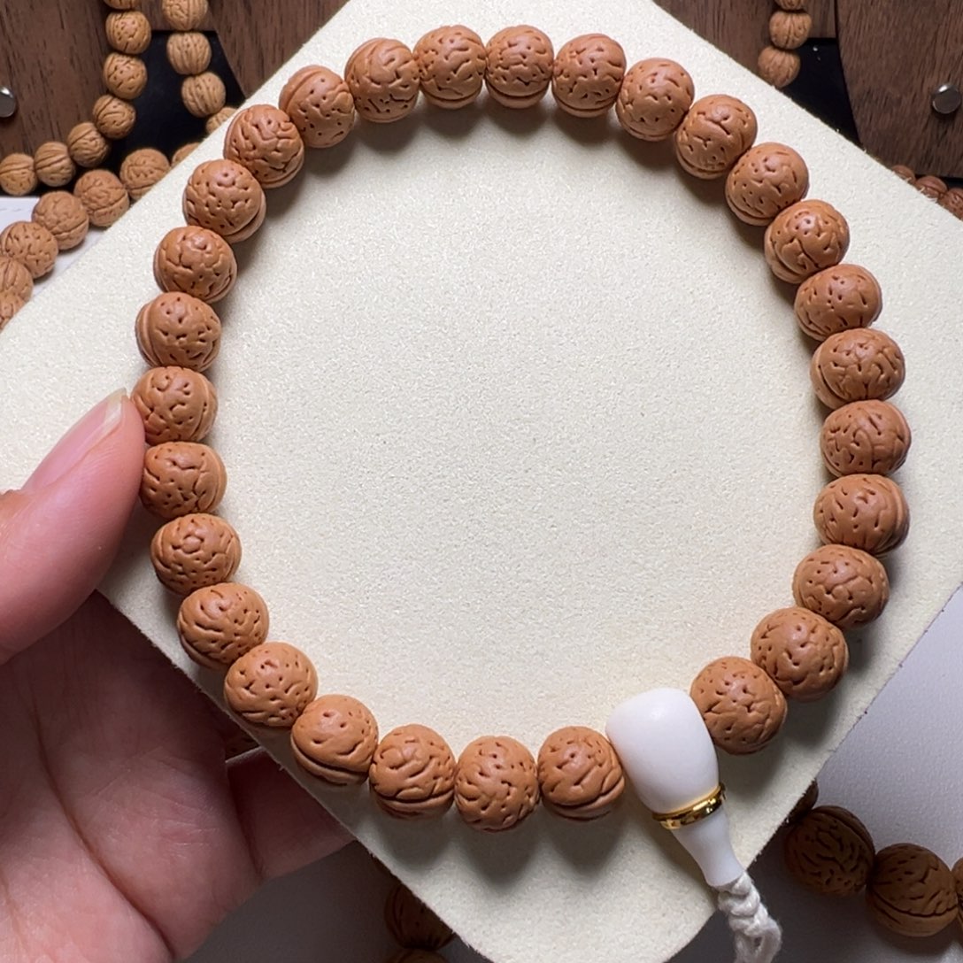 ****鹏手串/手链核桃11野生桃心元宝桃核手持