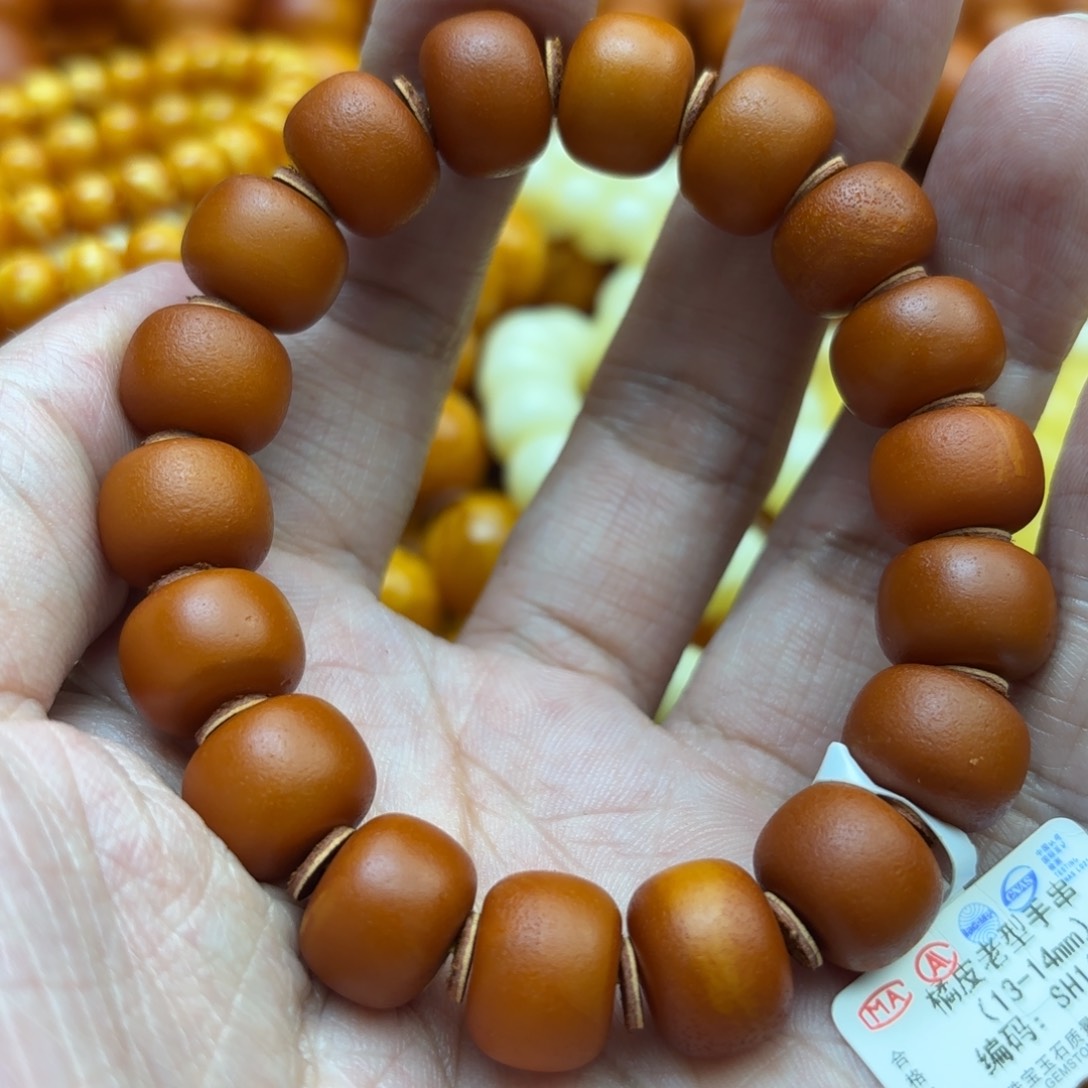 琥珀手链未镶嵌蜜蜡