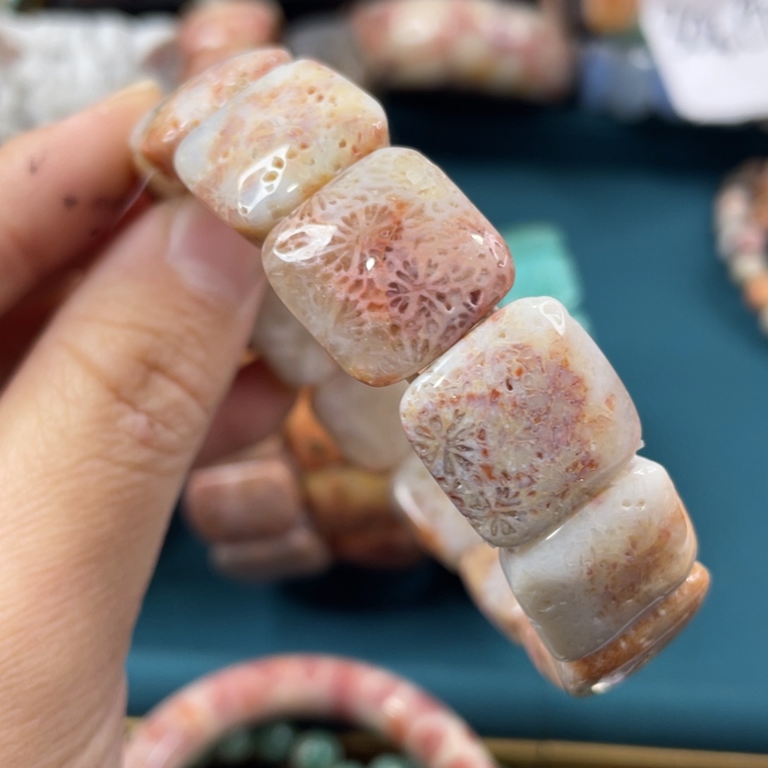 未镶嵌手镯硅化玉