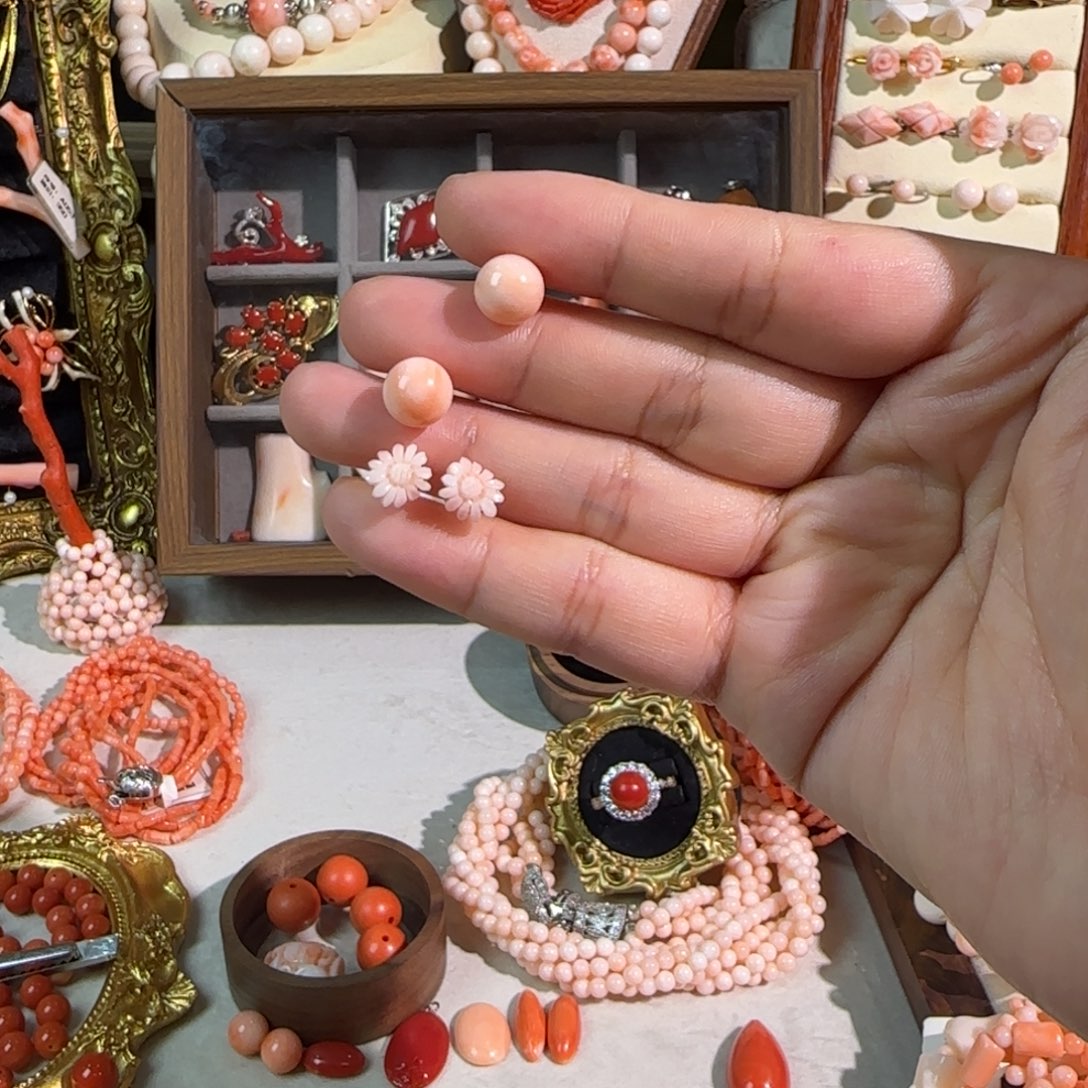 无非金属嘴*瓢两对粉嘟嘟的耳饰