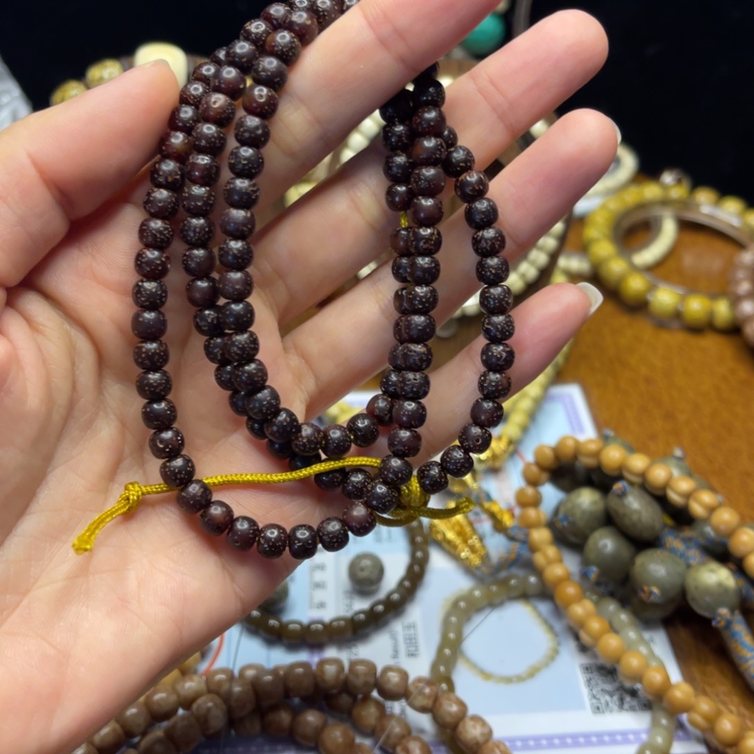 星月菩提吊坠黑金108