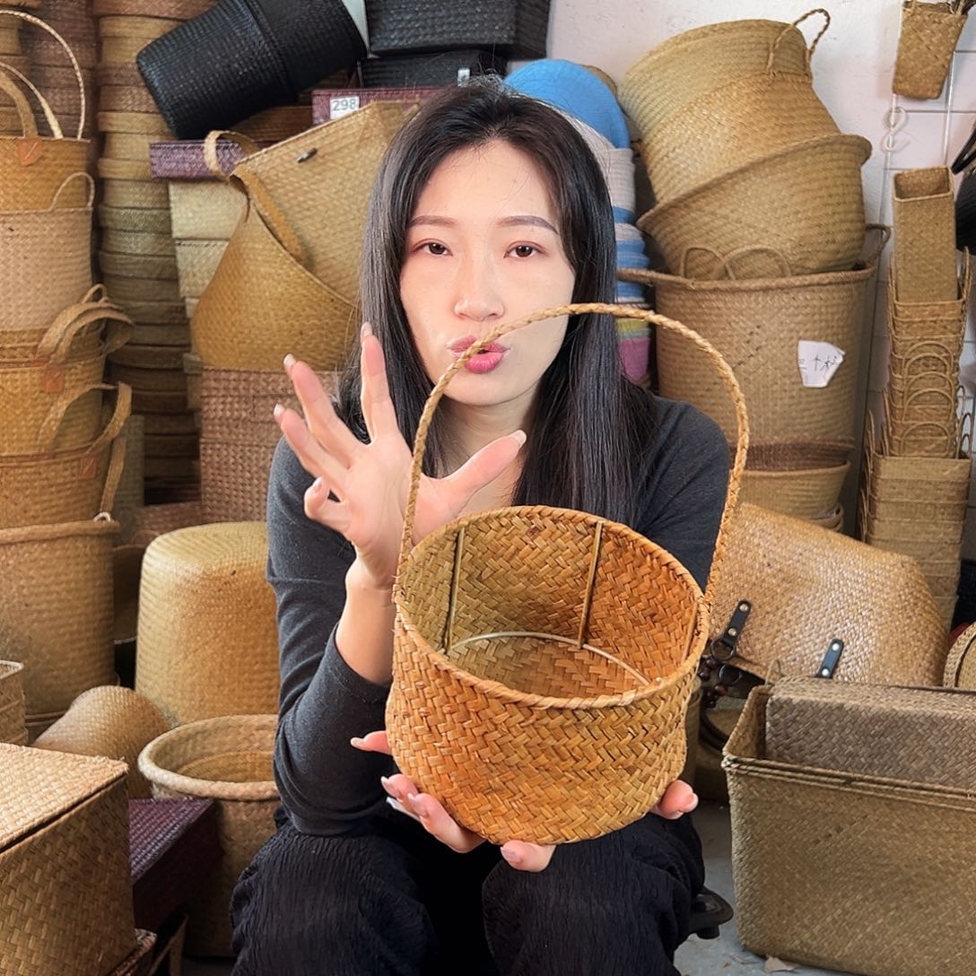 草编草编包/草编收纳盒微瑕疵