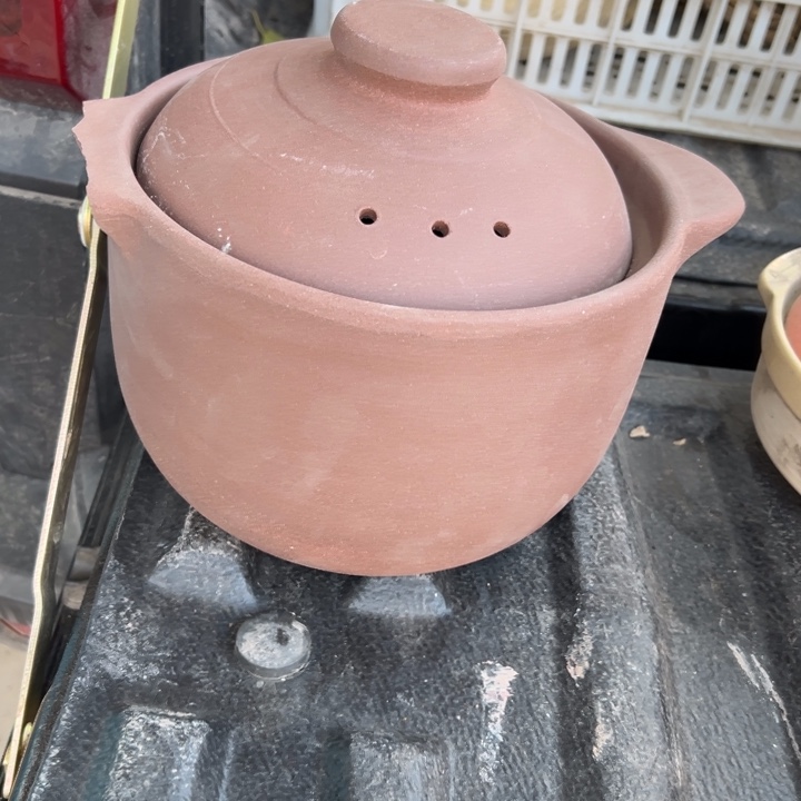 用***9库存尾货紫砂套汤锅一套口径25