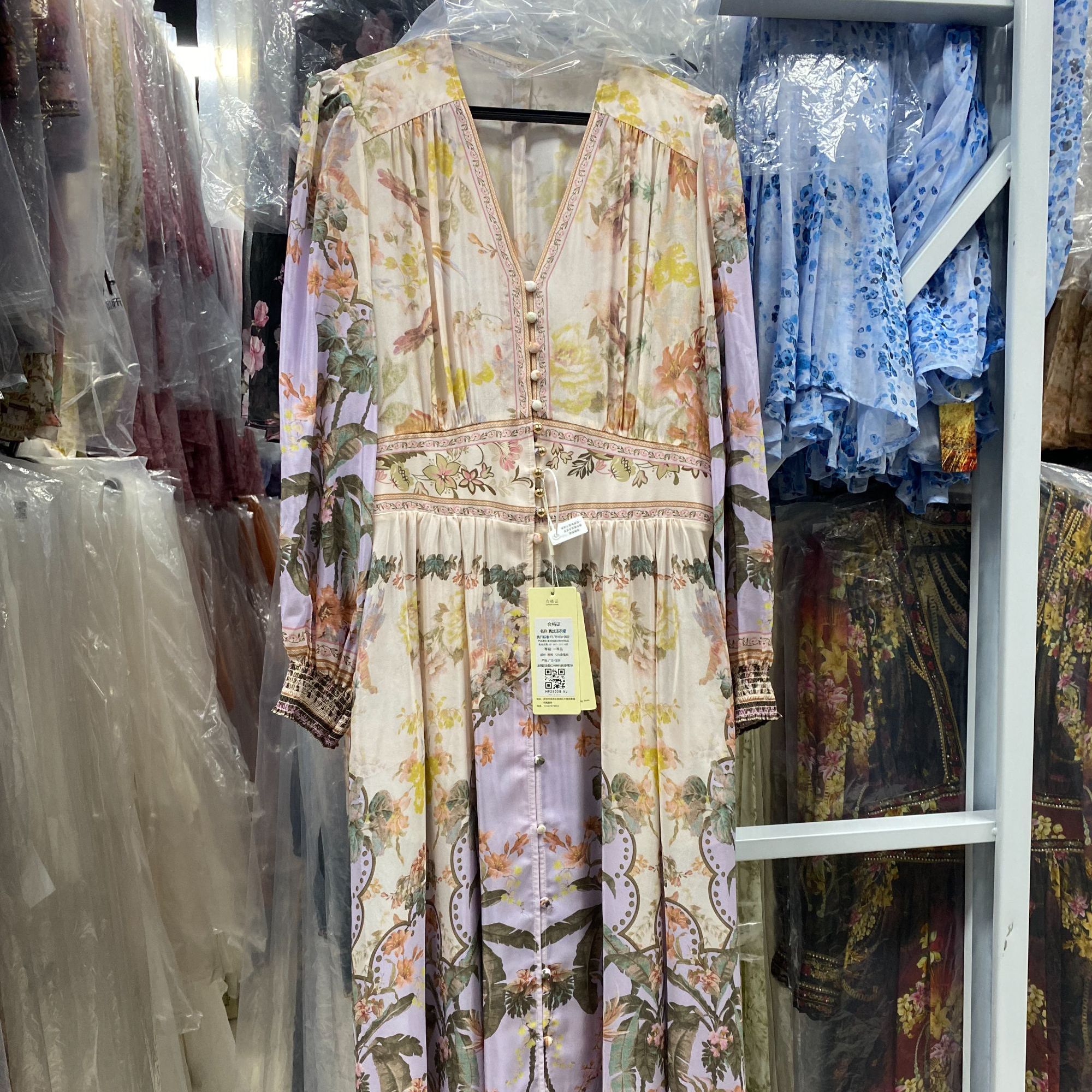 【禾枫原创表弟】重磅100桑蚕丝连衣裙HF25008