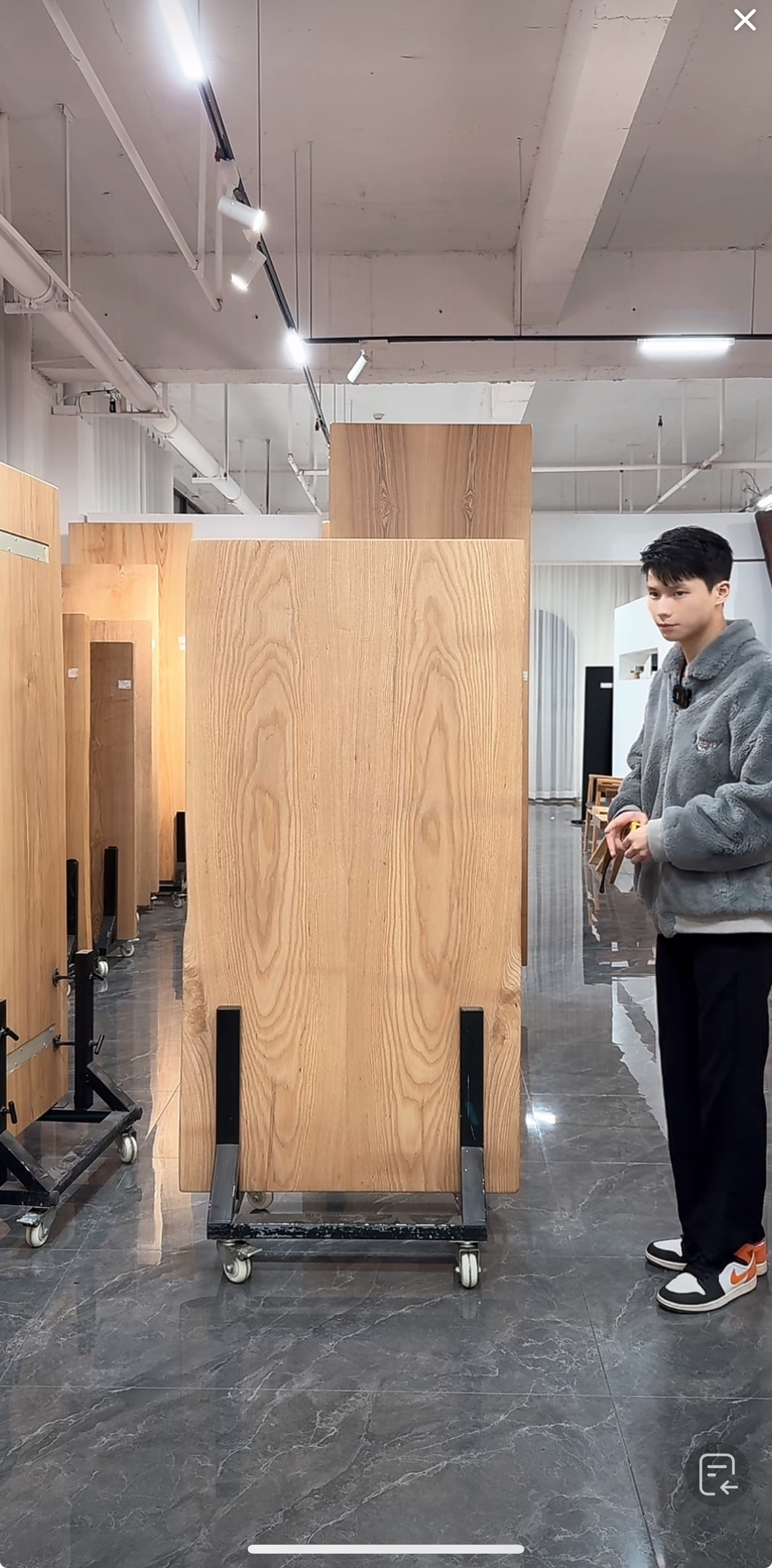 白蜡木大板双拼自然边160*85*4.5原木色