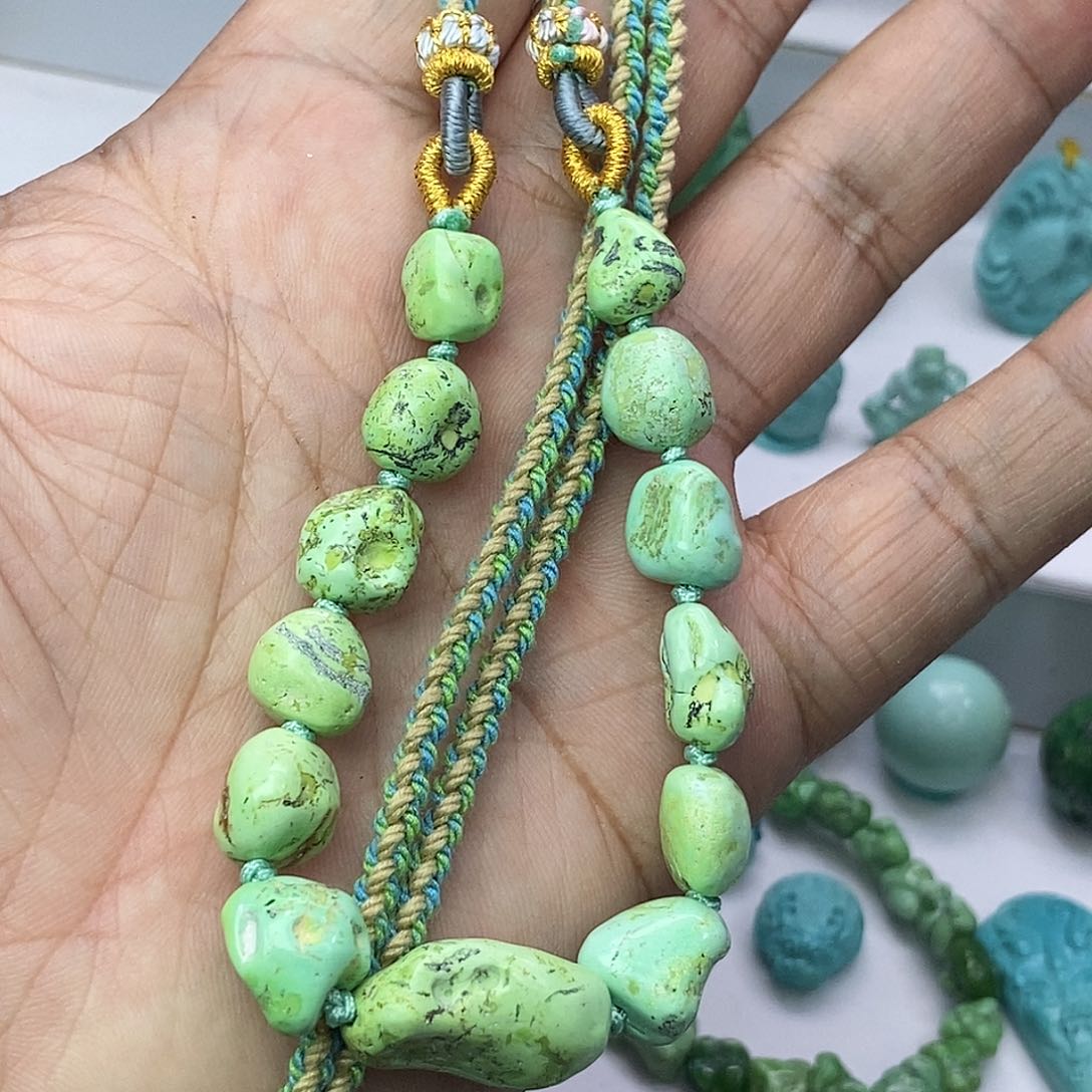 绿松石珠宝奇石未镶嵌