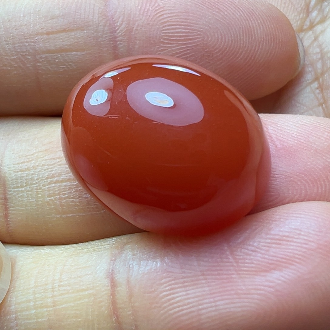 南红玛瑙戒面未镶嵌