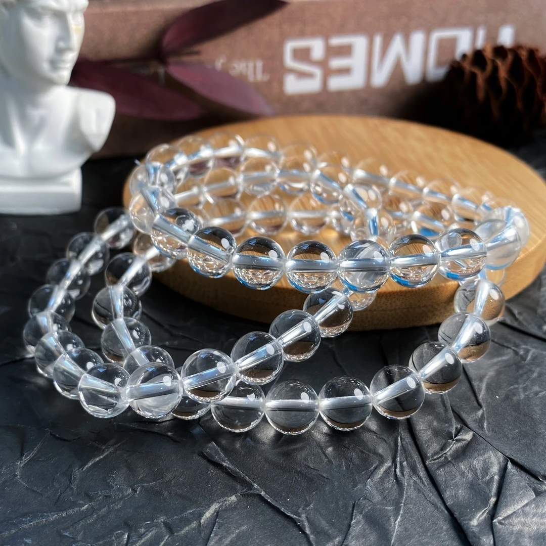 高品白水晶单圈手链 多样性发一件 多尺寸 约8-10mm 6691-6693CK