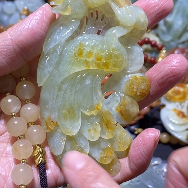 岫玉岫玉吊坠未镶嵌