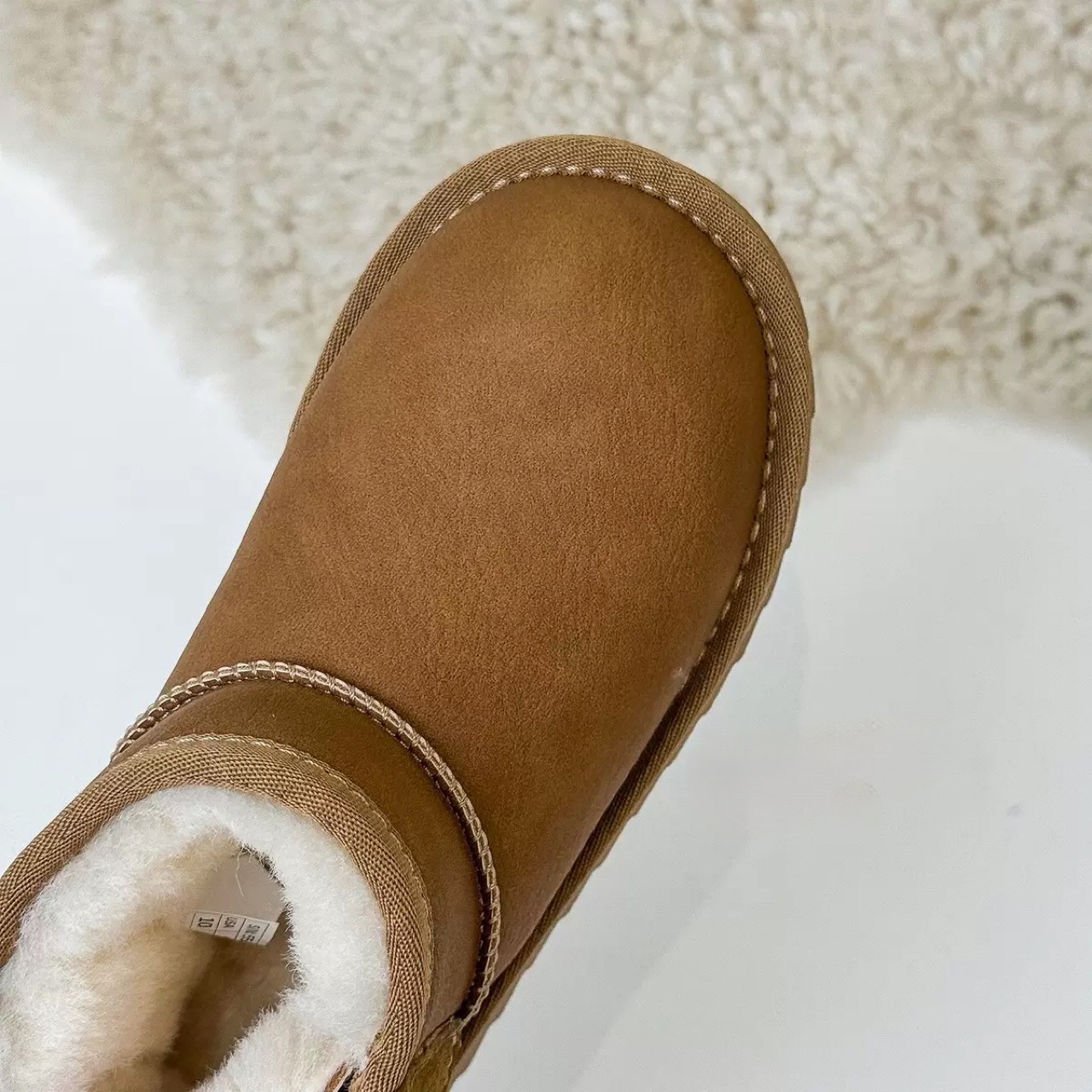 儿童皮面防水加厚雪地靴 超好穿  25D038